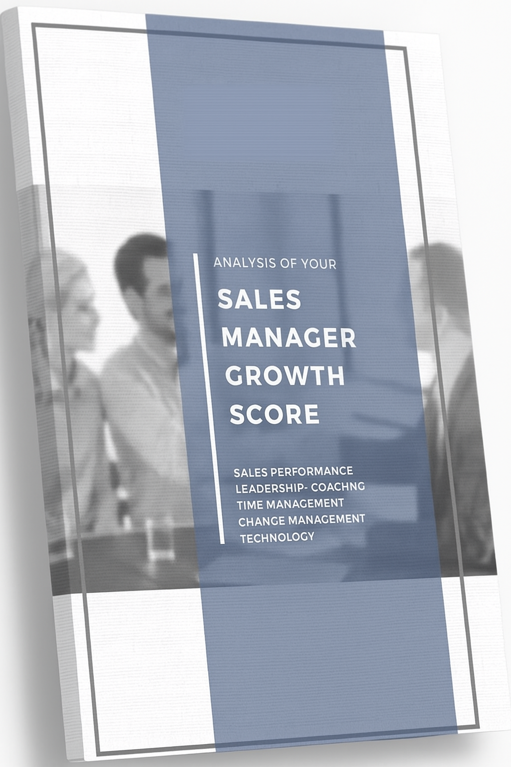 Sales Manager Growth Analysis Cover